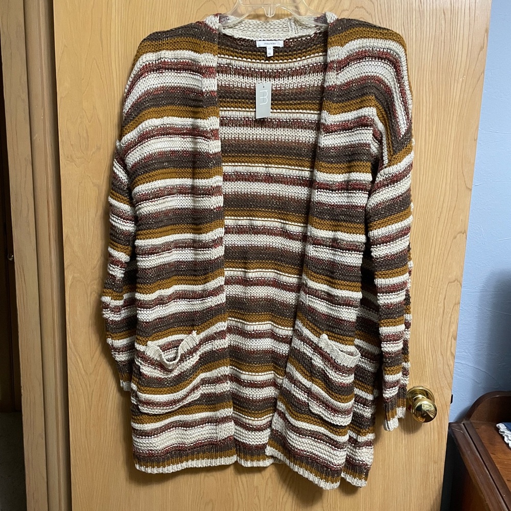 NEW Maurices brown-toned cardigan